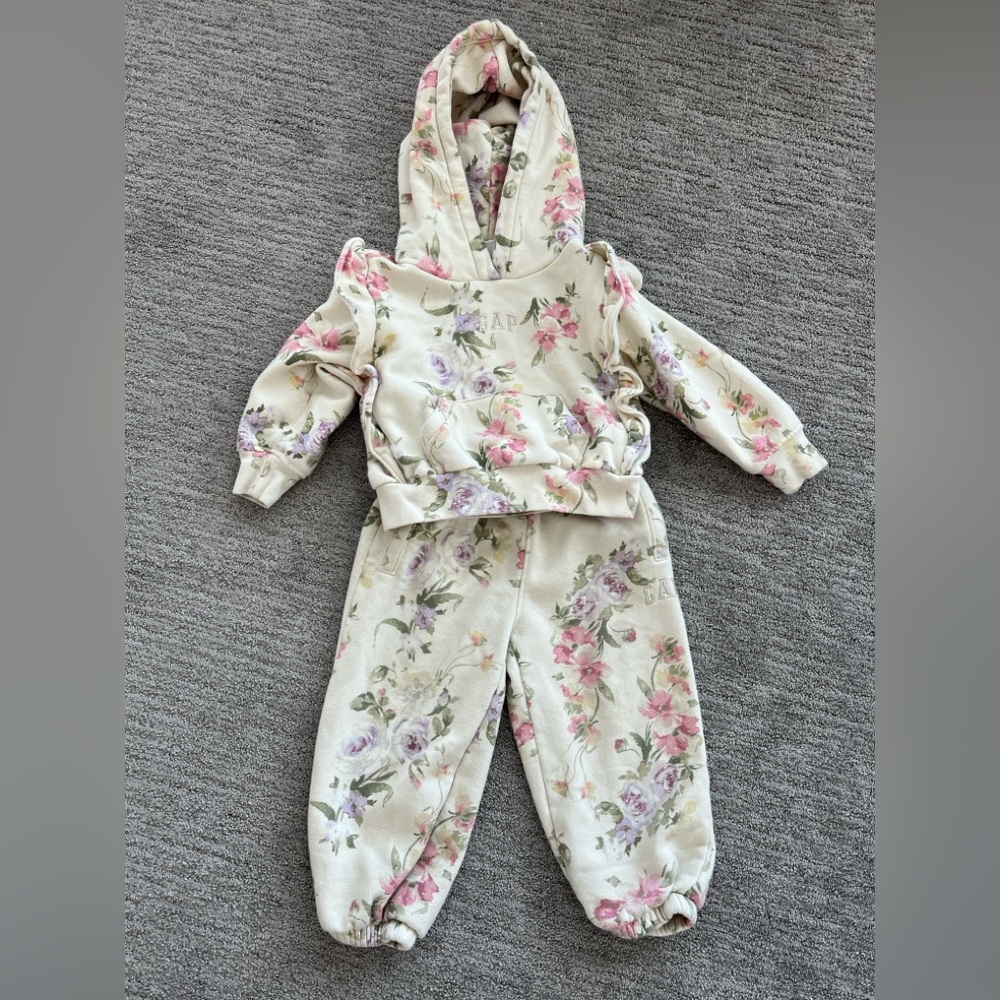 Gap x LoveShackFancy Floral Toddler Set 3T